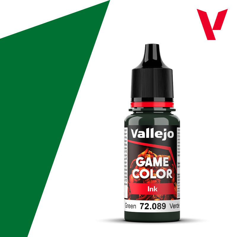 Vallejo Game Color Ink 72.089 Green (117) | Grognard Games
