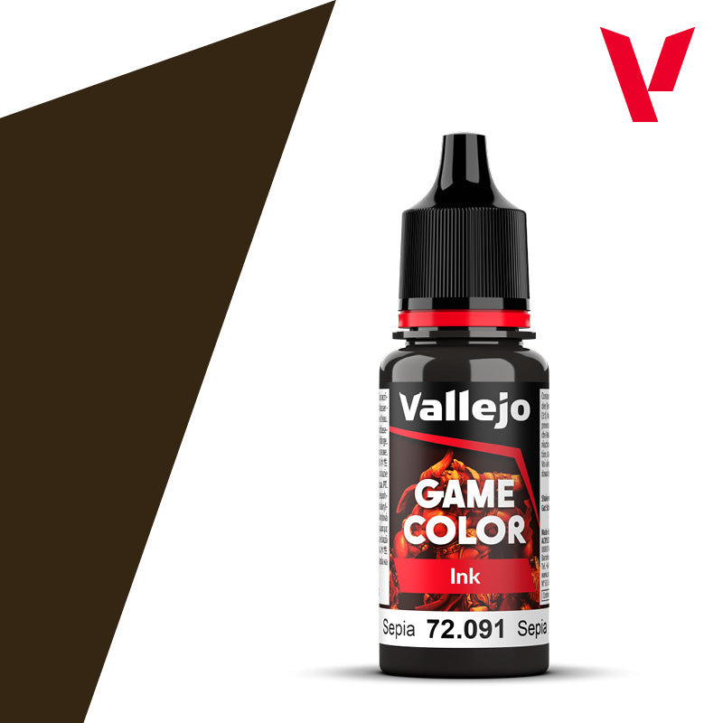 Vallejo Game Color Ink 72.091 Sepia (119) | Grognard Games