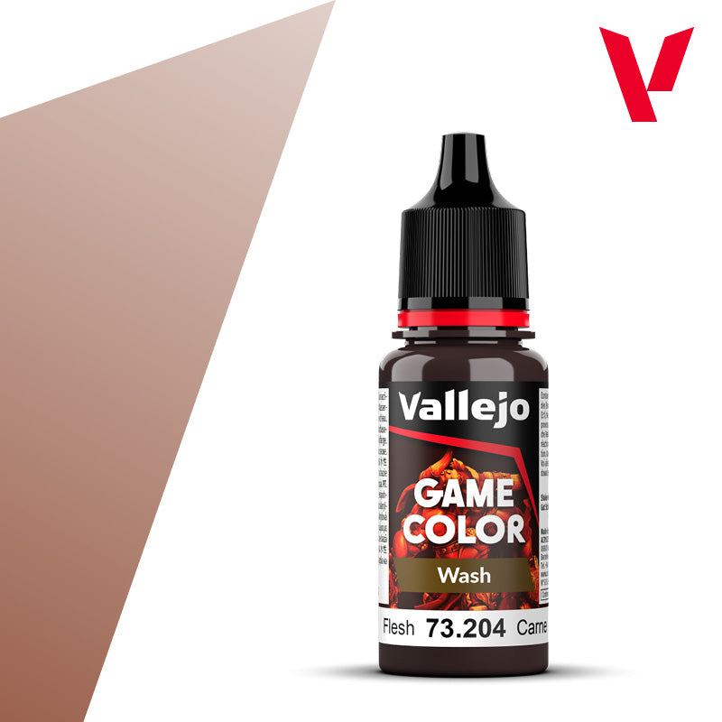 Vallejo Game Color Wash 73.204 Flesh (82) | Grognard Games