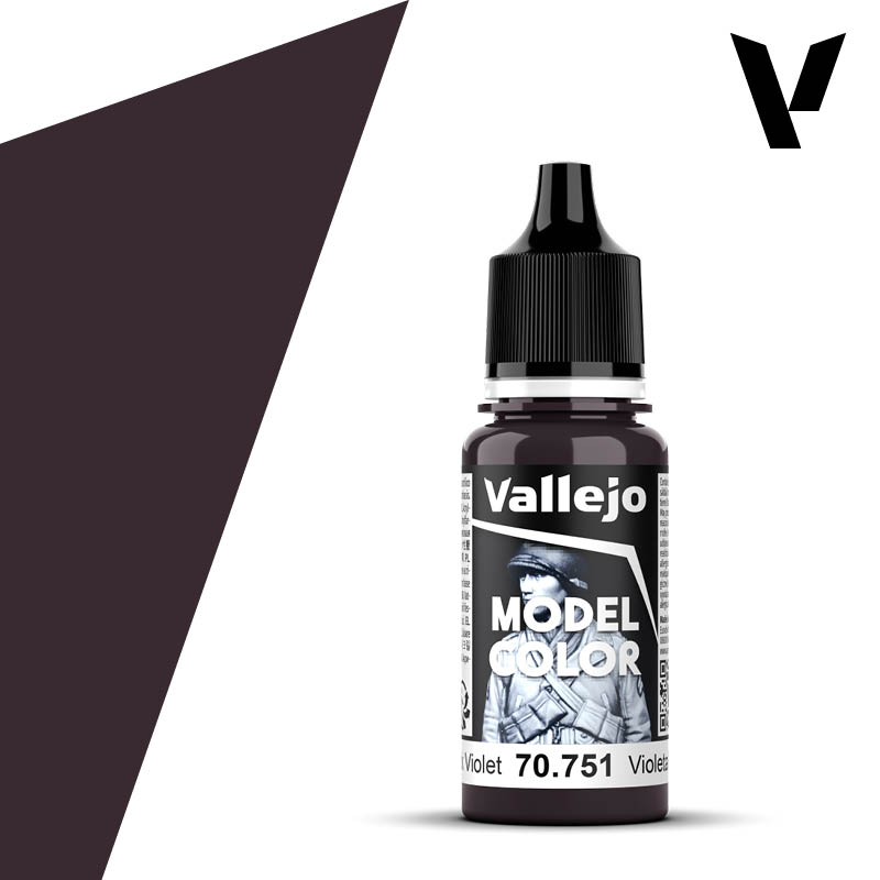 70.751 Vallejo Model Color Black Violet 54 | Grognard Games