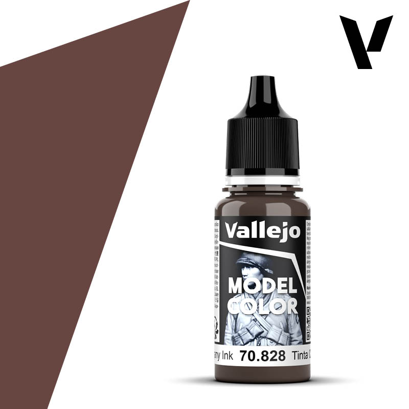 Vallejo Model Color 70.828 Mahogany Ink (193) | Grognard Games