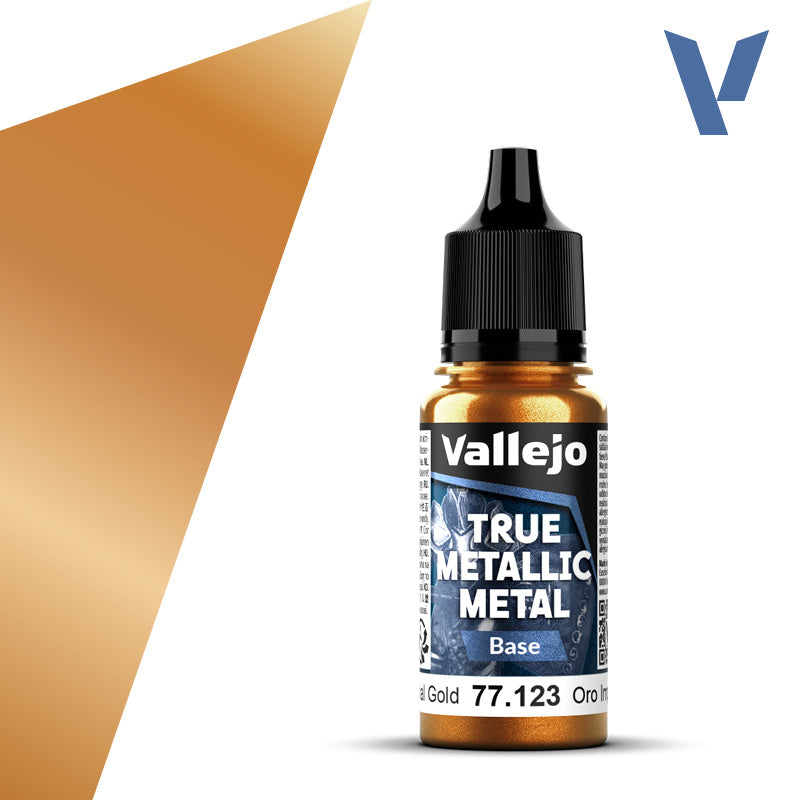 Vallejo True Metallic Metal 77.123 Imperial Gold | Grognard Games