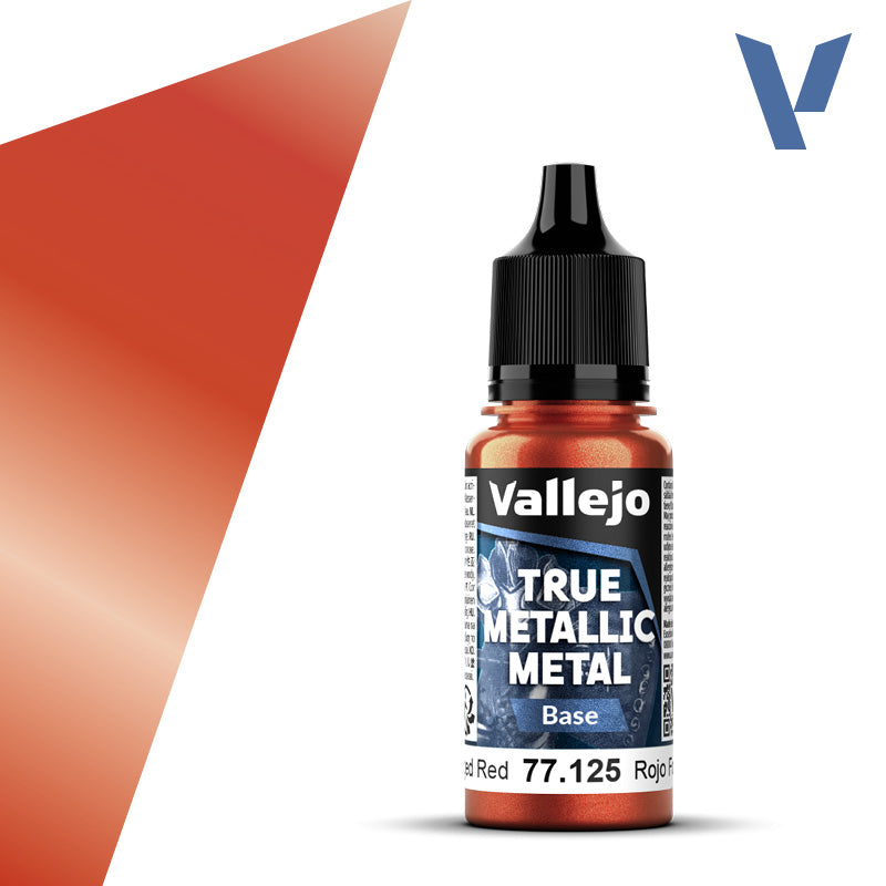 Vallejo True Metallic Metal 77.125 Forged Red | Grognard Games