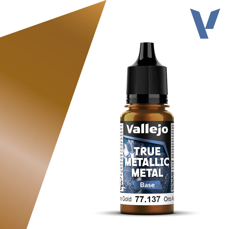 Vallejo True Metallic Metal 77.137 Arcane Gold | Grognard Games