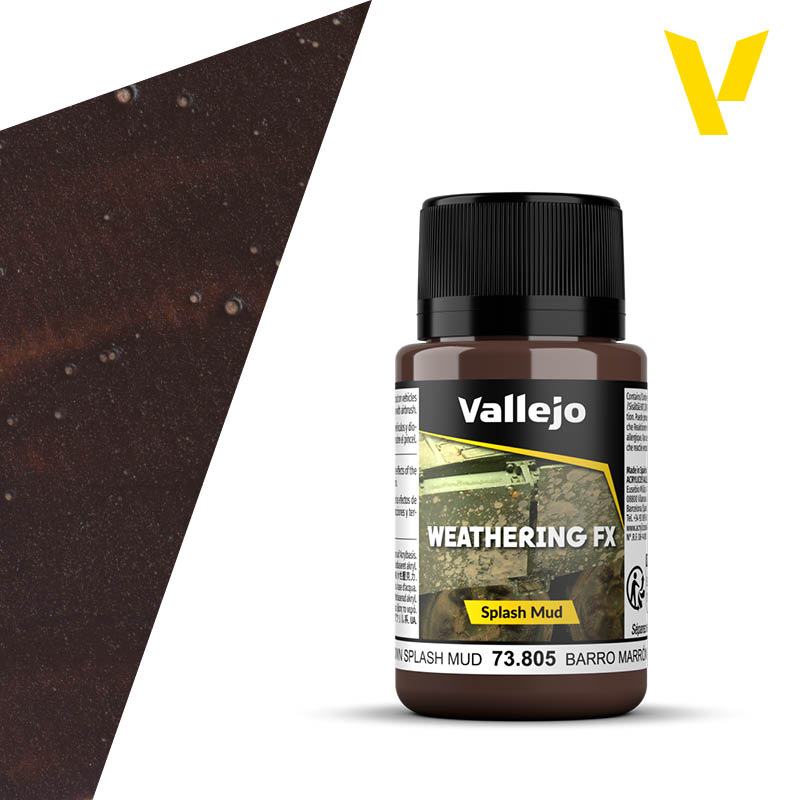 73.805 Vallejo Weathering FX Brown Splash Mud | Grognard Games