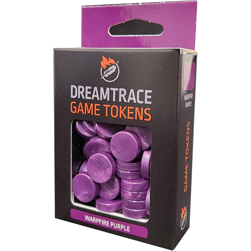 DREAMTRACE GAMING TOKENS Warpfire Purple | Grognard Games