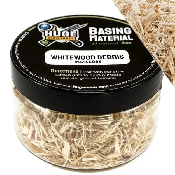 Huge Miniatures Whitewood Debris Basing Material | Grognard Games