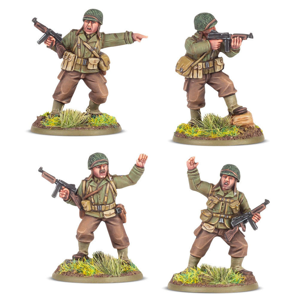 Bolt Action 3E: US Rangers Platoon Commanders | Grognard Games