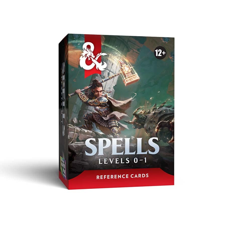 D&D Spells Levels 0-1 Reference Cards | Grognard Games