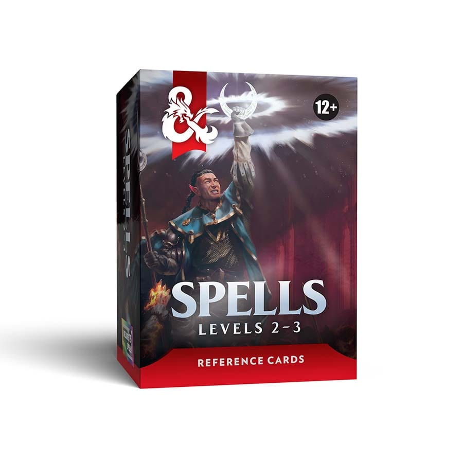 D&D Spells Levels 2-3 Reference Cards | Grognard Games