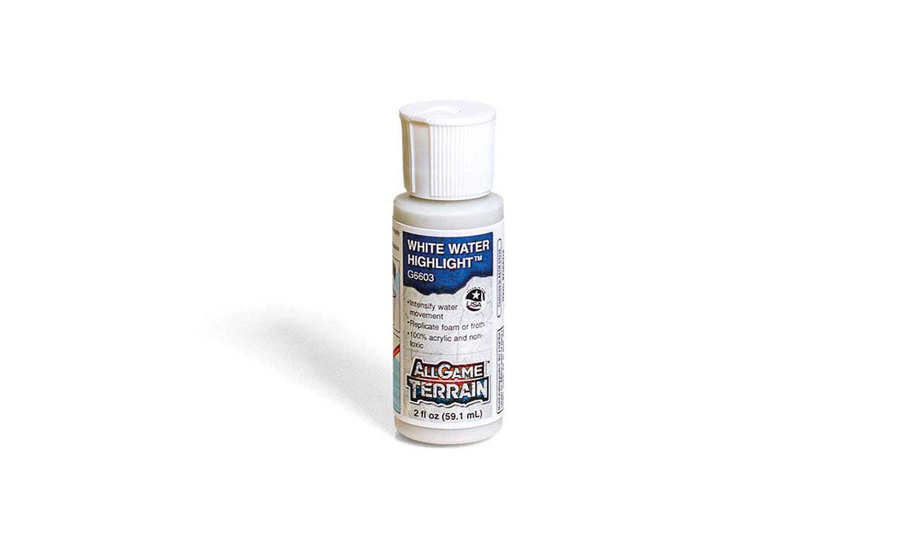 Woodland Scenics All Game Terrain White Water Highlight | Grognard Games