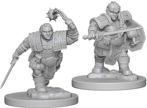 WizKids 90406 Female Dwarf Fighter | Grognard Games