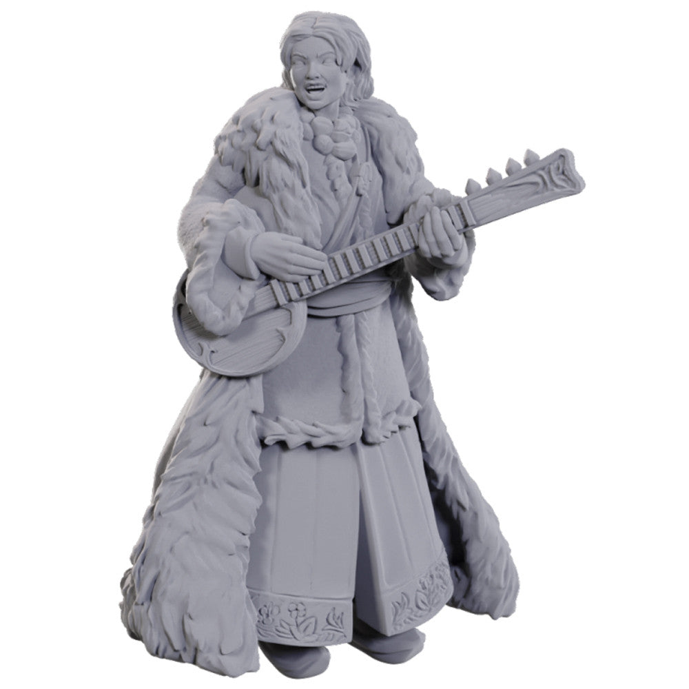 WizKids 90108 D&D Nolzur's Marvelous Unpainted Minis: Ansalon Human Bard | Grognard Games