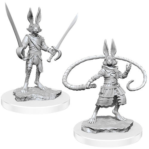 WizKids 90487 Dungeons & Dragons Nolzur's Marvelous Unpainted Miniatures Harengon Rogues | Grognard Games