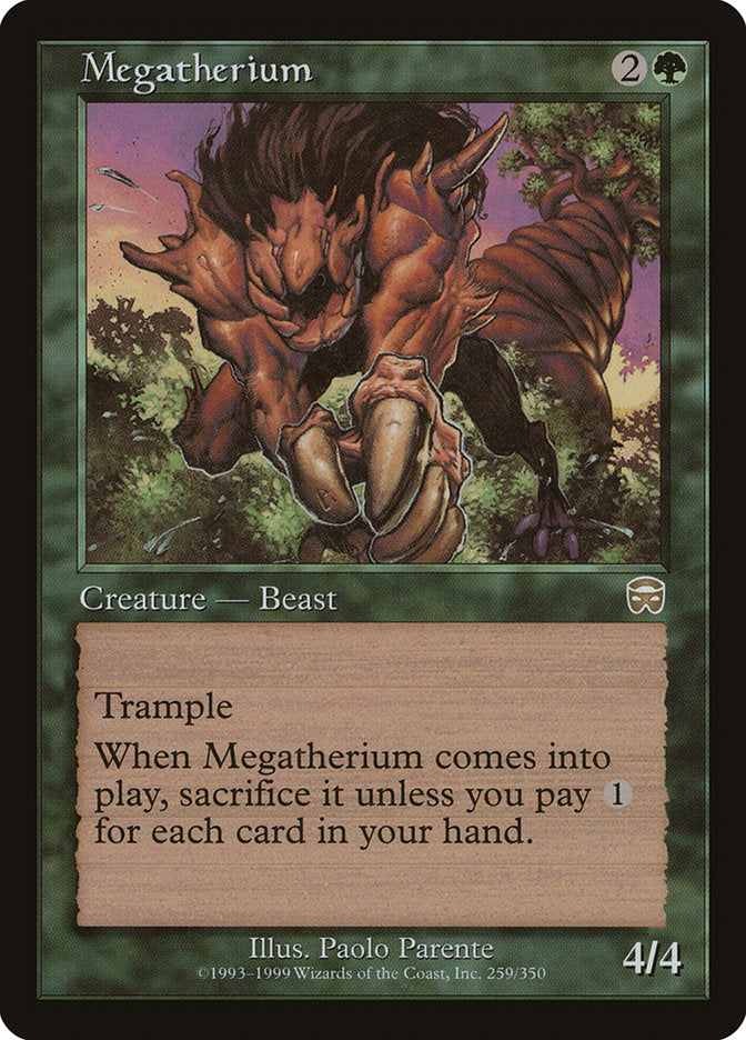 Megatherium [Mercadian Masques] | Grognard Games