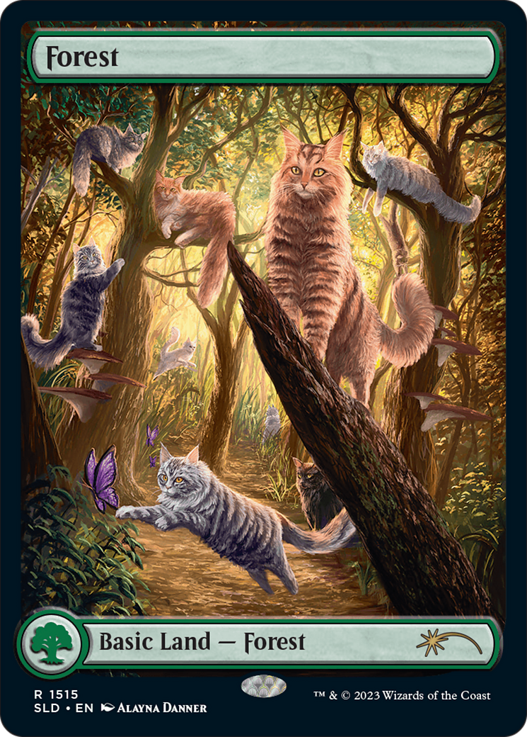 Forest (1515) [Secret Lair Commander Deck: Raining Cats and Dogs] | Grognard Games