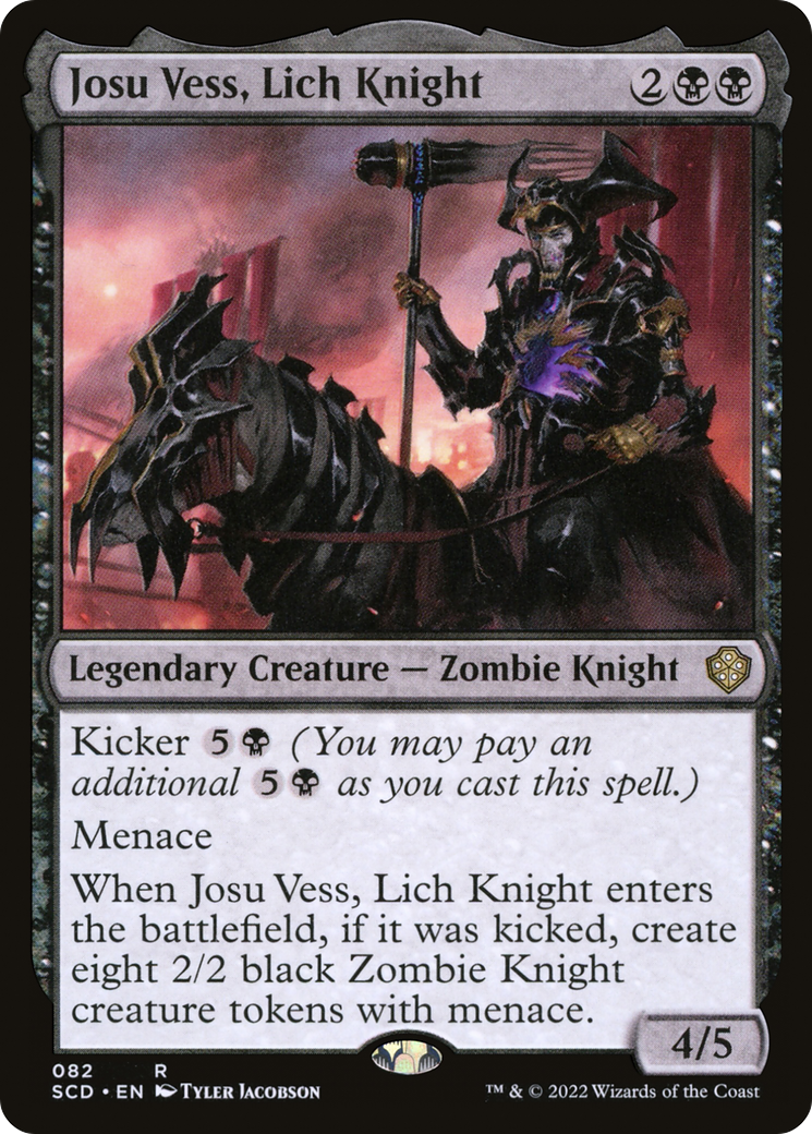 Josu Vess, Lich Knight [Starter Commander Decks] | Grognard Games