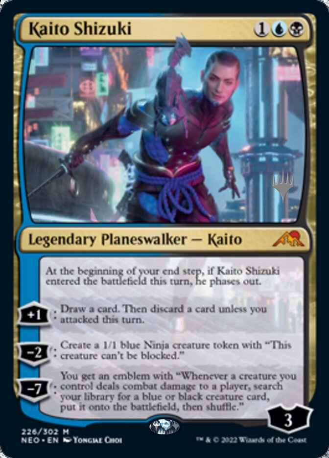 Kaito Shizuki (Promo Pack) [Kamigawa: Neon Dynasty Promos] | Grognard Games