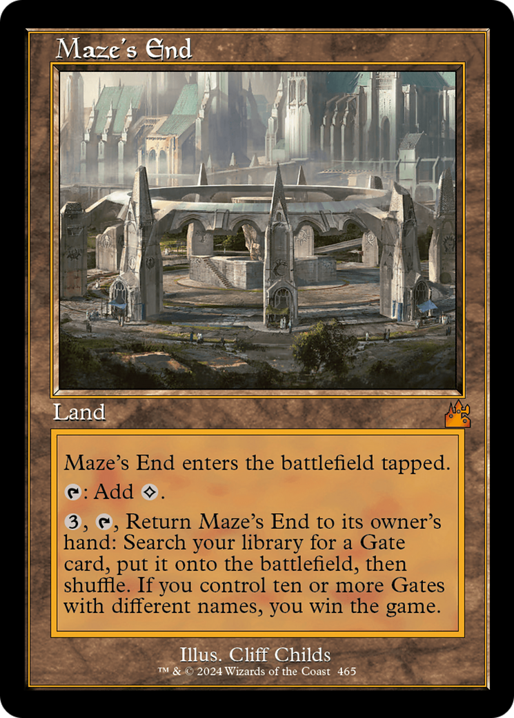 Maze's End (Retro Frame) [Ravnica Remastered] | Grognard Games