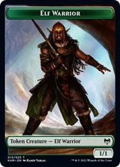 Elf Warrior // Koma's Coil Double-sided Token [Kaldheim Tokens] | Grognard Games