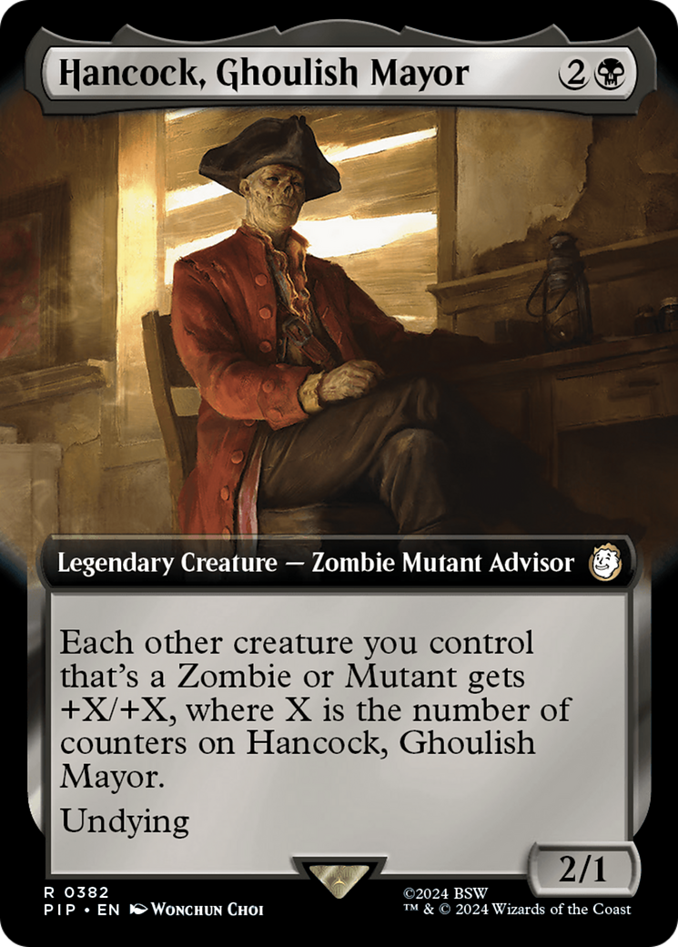 Hancock, Ghoulish Mayor (Extended Art) [Fallout] | Grognard Games