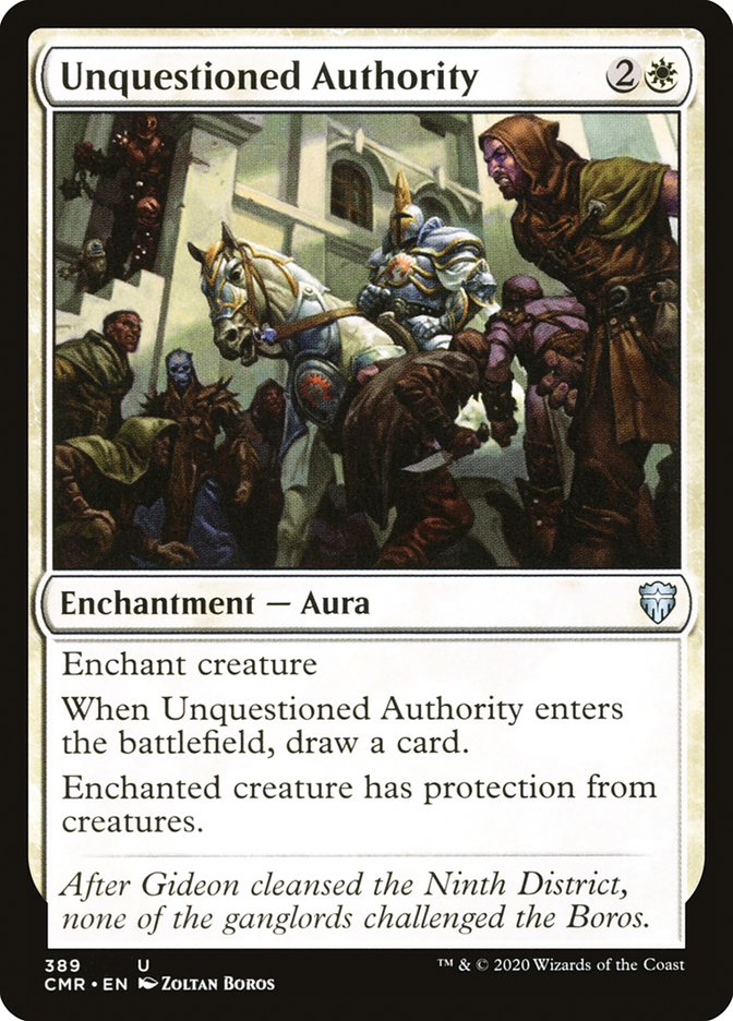 Unquestioned Authority [Commander Legends] | Grognard Games