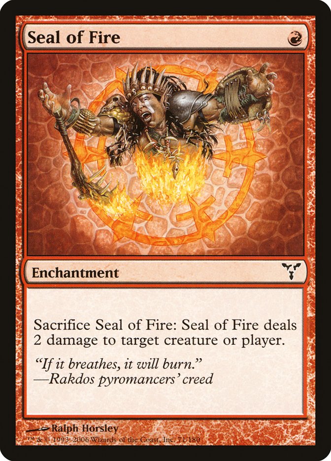 Seal of Fire [Dissension] | Grognard Games