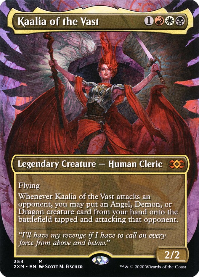 Kaalia of the Vast (Toppers) [Double Masters Extended Art] | Grognard Games