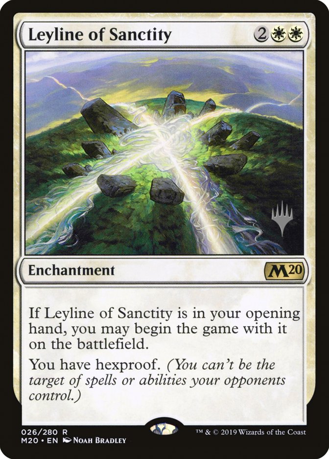 Leyline of Sanctity (Promo Pack) [Core Set 2020 Promos] | Grognard Games