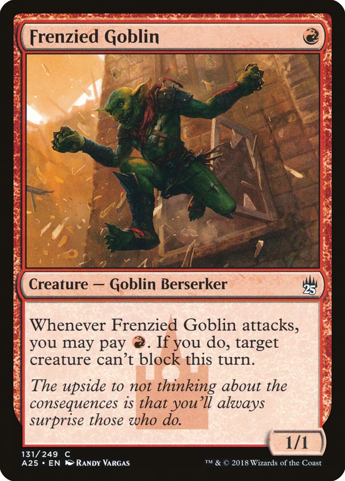 Frenzied Goblin [Masters 25] | Grognard Games