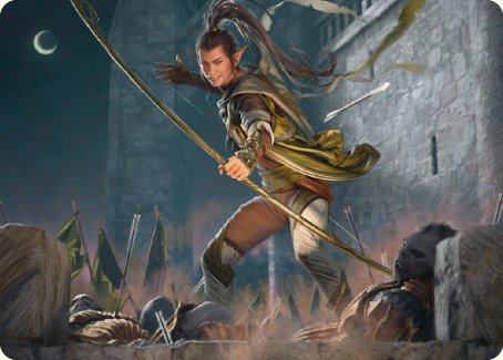 Legolas, Counter of Kills Art Card [The Lord of the Rings: Tales of Middle-earth Art Series] | Grognard Games