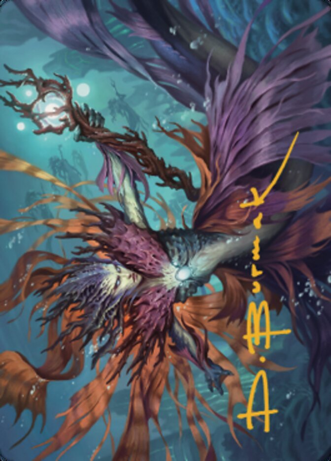 Vodalian Hexcatcher Art Card (Gold-Stamped Signature) [Dominaria United Art Series] | Grognard Games