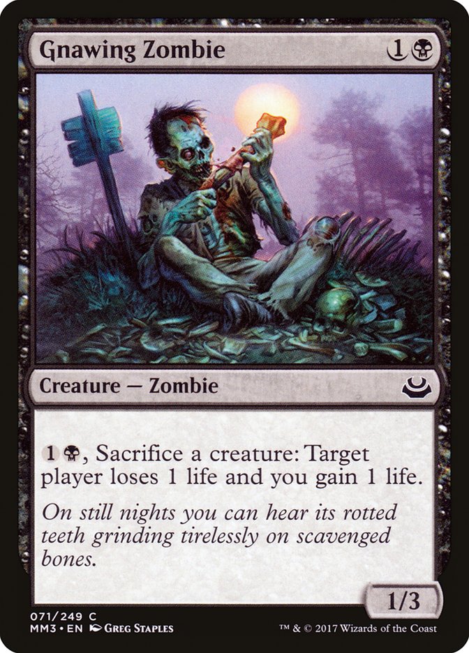 Gnawing Zombie [Modern Masters 2017] | Grognard Games