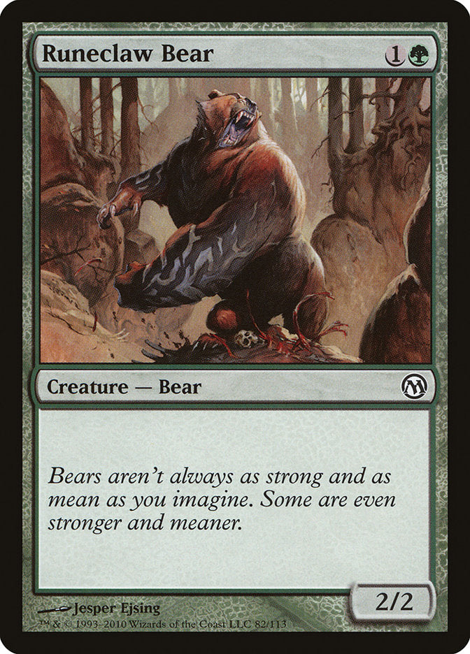 Runeclaw Bear [Duels of the Planeswalkers] | Grognard Games