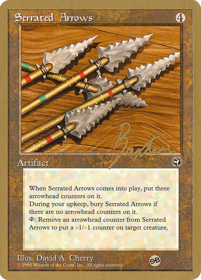 Serrated Arrows (George Baxter) (SB) [Pro Tour Collector Set] | Grognard Games