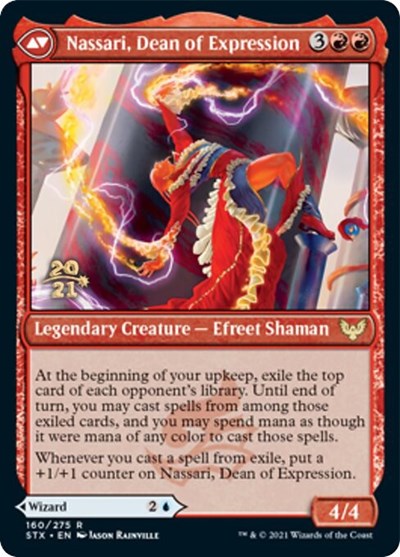 Uvilda, Dean of Perfection // Nassari, Dean of Expression [Strixhaven: School of Mages Prerelease Promos] | Grognard Games