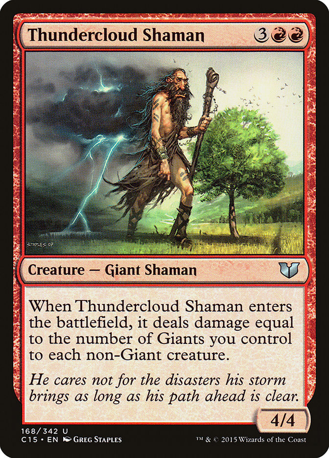 Thundercloud Shaman [Commander 2015] | Grognard Games