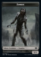 Zombie // Treasure Double-sided Token [Double Masters 2022 Tokens] | Grognard Games