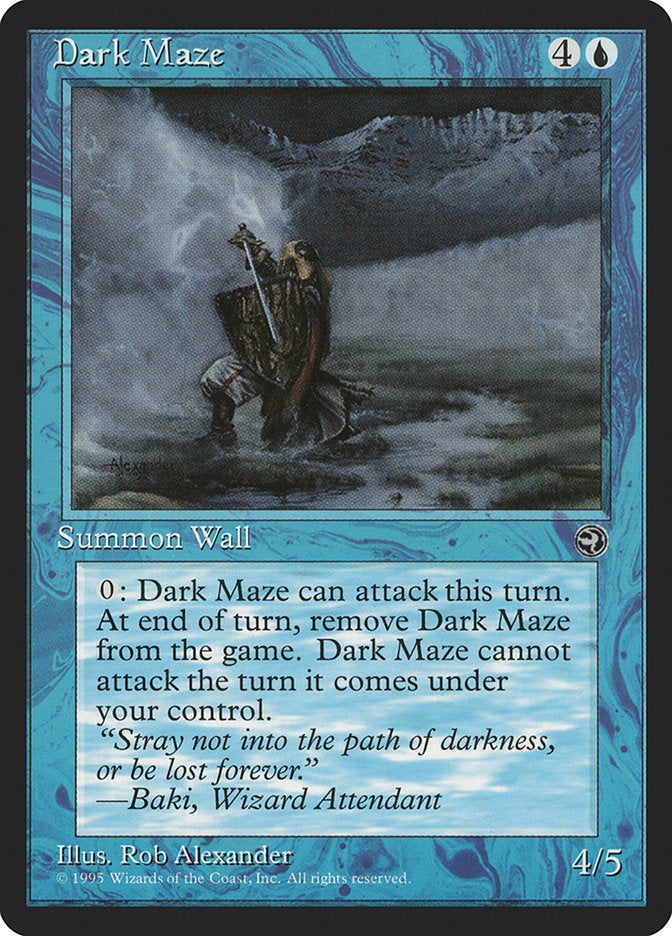 Dark Maze (Baki Flavor Text) [Homelands] | Grognard Games