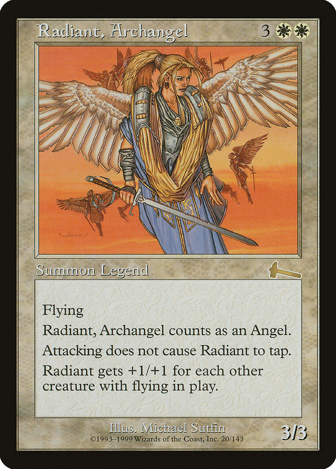 Radiant, Archangel [Urza's Legacy] | Grognard Games