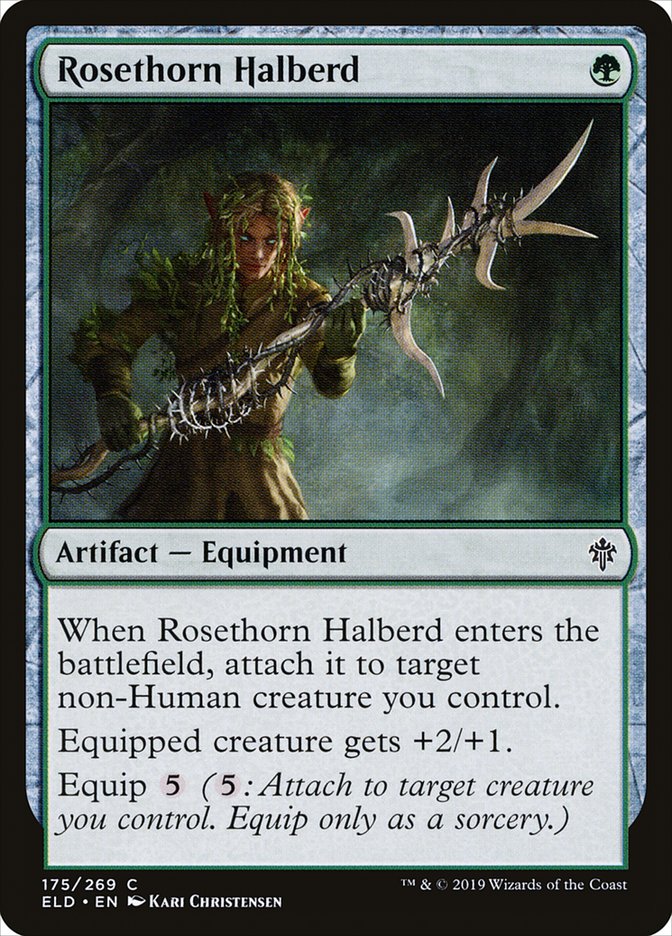 Rosethorn Halberd [Throne of Eldraine] | Grognard Games