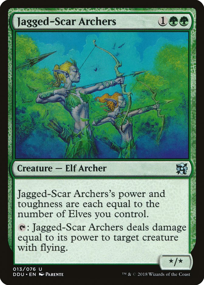 Jagged-Scar Archers [Duel Decks: Elves vs. Inventors] | Grognard Games