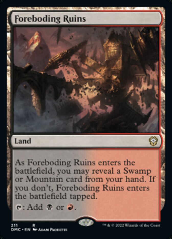 Foreboding Ruins [Dominaria United Commander] | Grognard Games