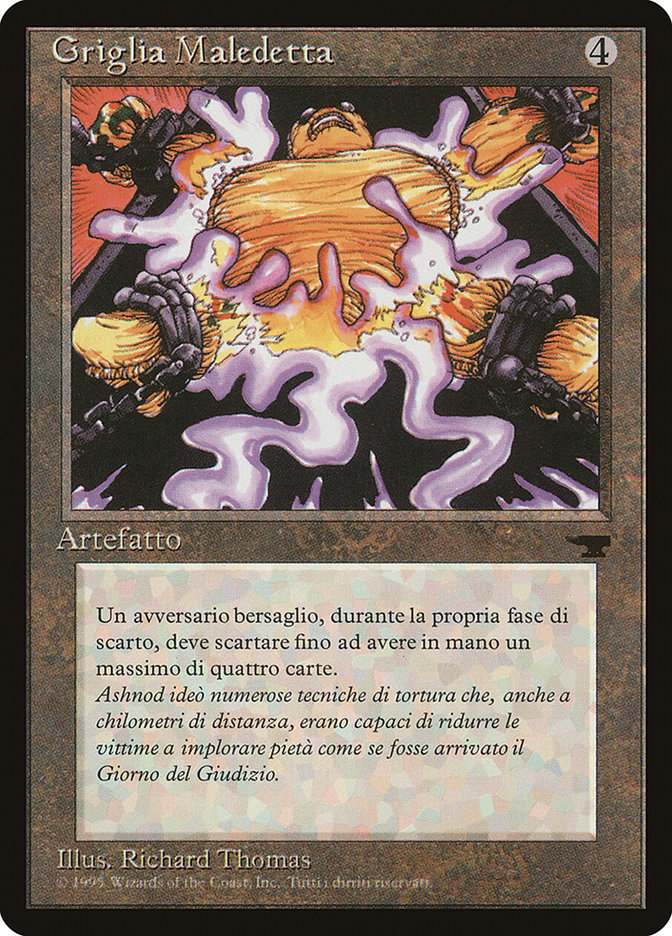 Cursed Rack (Italian) - "Griglia Maledetta" [Rinascimento] | Grognard Games