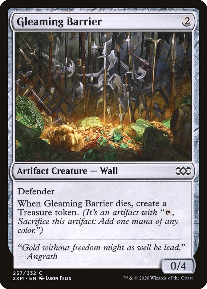 Gleaming Barrier [Double Masters] | Grognard Games