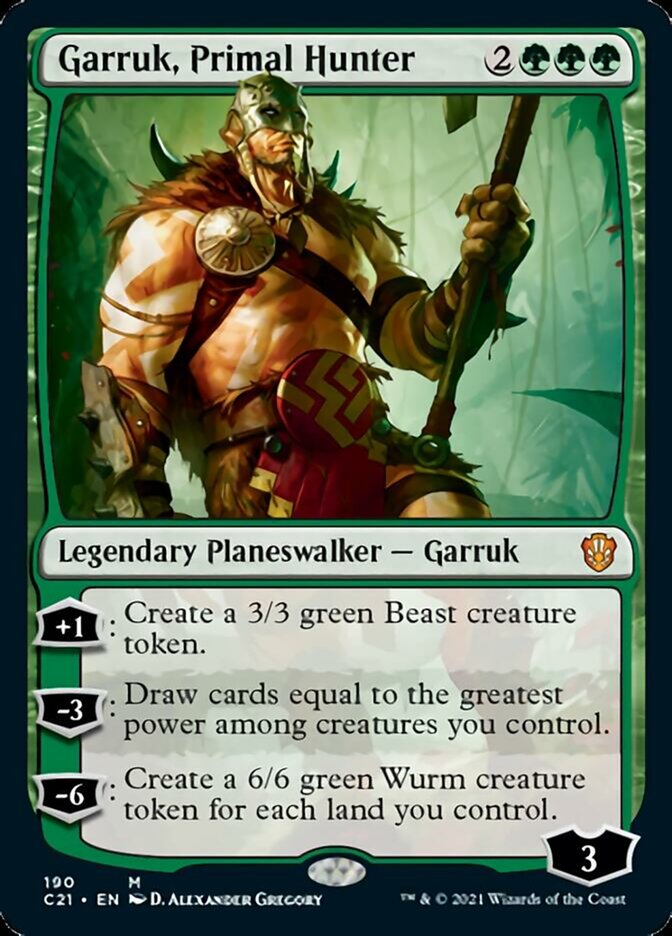 Garruk, Primal Hunter [Commander 2021] | Grognard Games