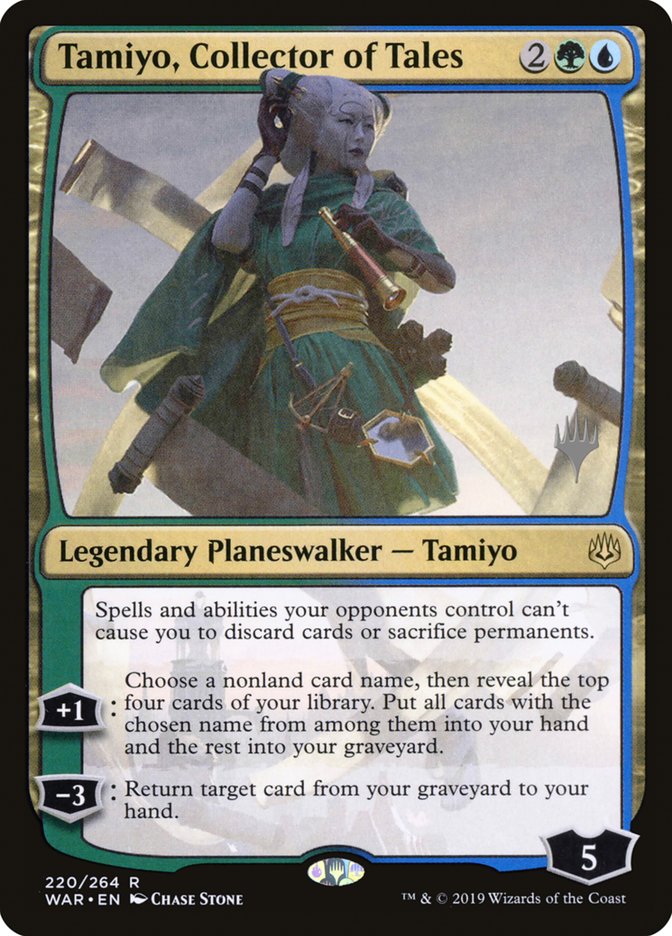 Tamiyo, Collector of Tales (Promo Pack) [War of the Spark Promos] | Grognard Games