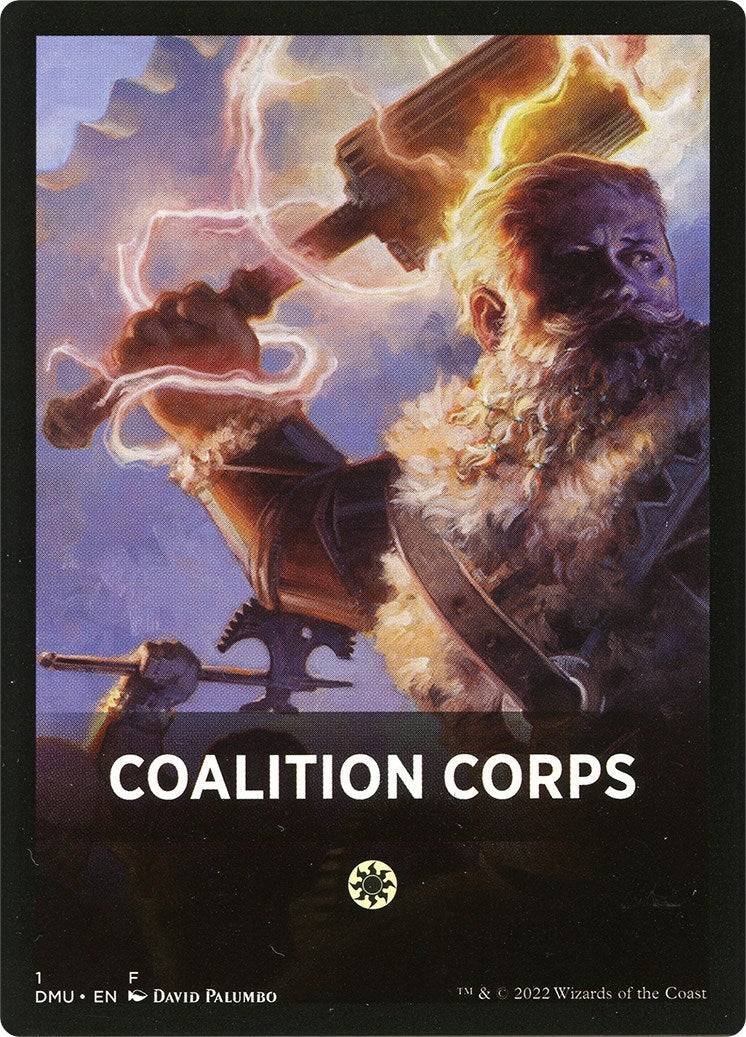 Coalition Corps Theme Card [Dominaria United Tokens] | Grognard Games