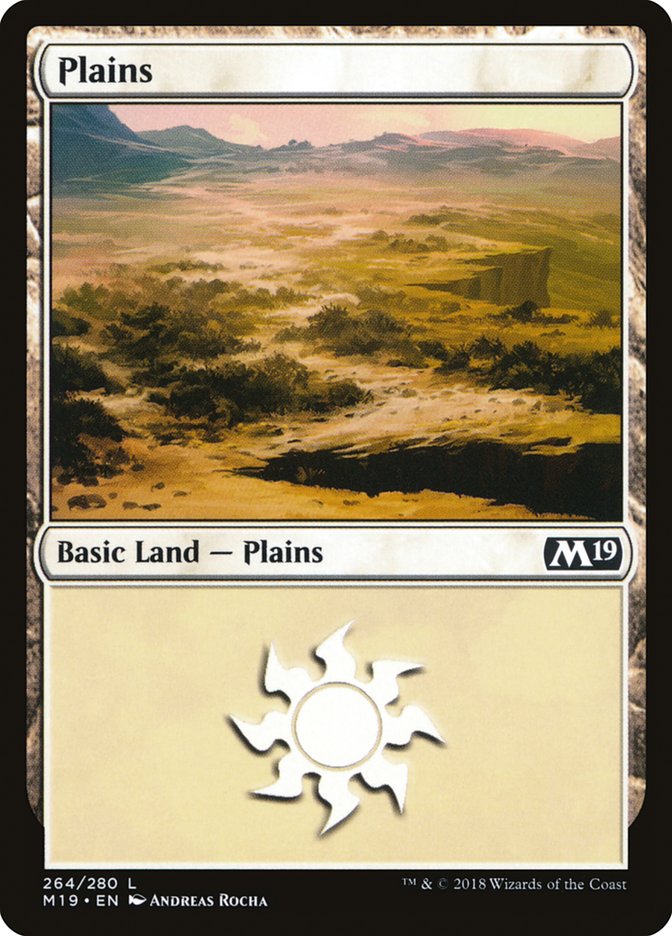 Plains (264) [Core Set 2019] | Grognard Games