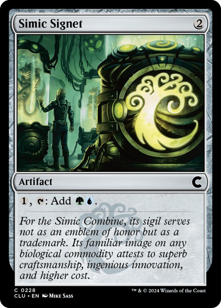 Simic Signet [Ravnica: Clue Edition] | Grognard Games